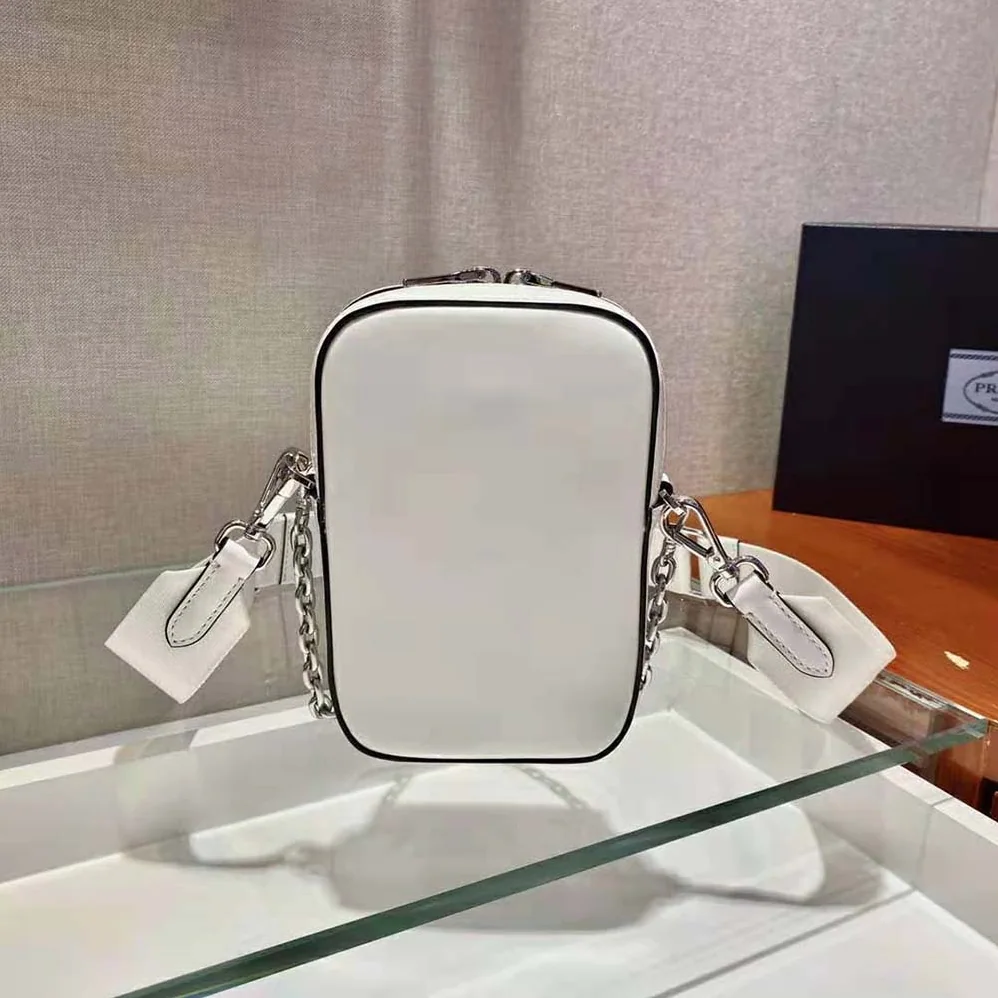 Prada Saffiano Leather Mini Bag for Women in White