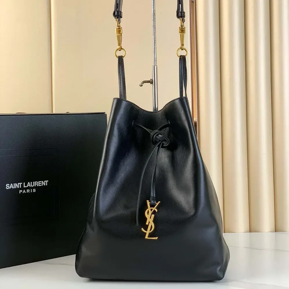 Saint Laurent YSL ParisVii Pochon in Lambskin for Women